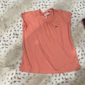Lacoste coral t-shirt kids